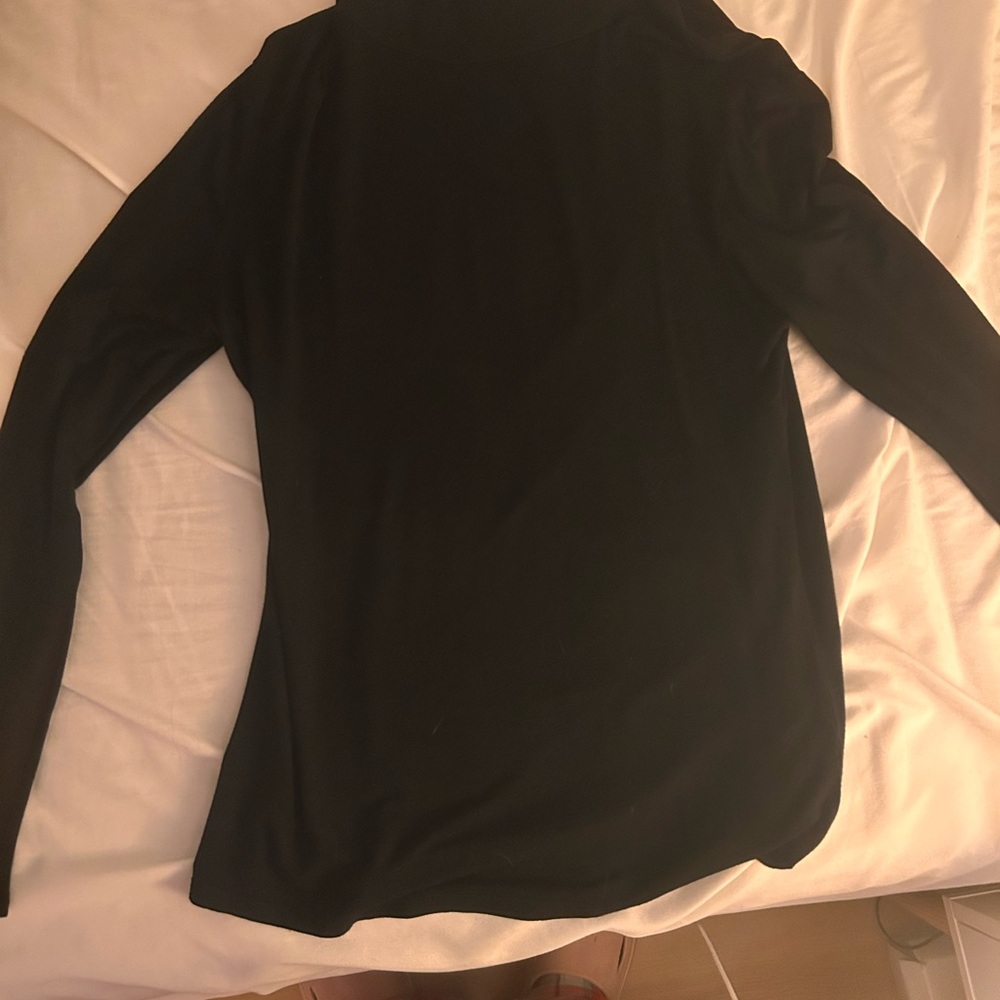 Classic Black Women's Long-Sleeve Top